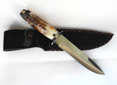 Yavuz Bıçak GBS28 geyik boynuz kabza av bıçağı 28 cm